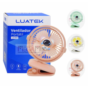 Mini Ventilador Portátil Presilha (ASTRONAUTA) LS-944 - Luatek