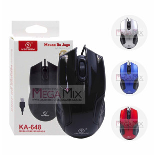 Mouse Óptico com Fio 1200DPI KA-648 - Kapbom