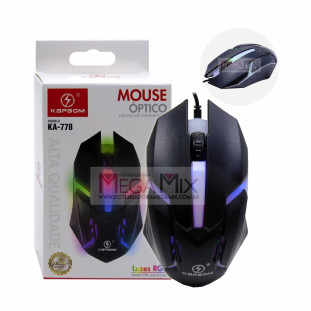 Mouse Óptico com Fio 1200DPI KA-778 - Kapbom