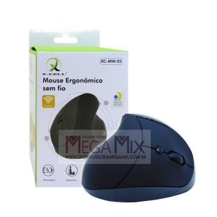 Mouse Vertical Sem Fio XC-MW-02 - X-Cell