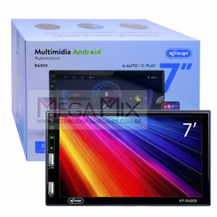 Central Automotivo Multimídia Android/IOS Sem Fio 7'' KP-RA909 - Knup