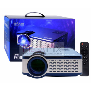 Projetor Smart Android com Controle Remoto PJ-S300 - Exbom