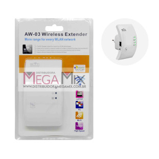 Repetidor de Sinal 300Mbps WK-1/WR01 AW-03