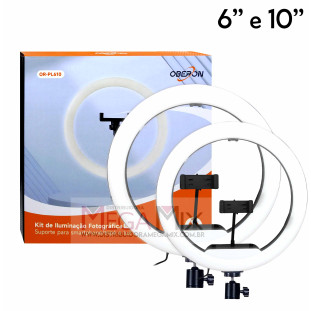 Kit com 2 Ring Light 6''/10'' OR-PL610 – Oberon