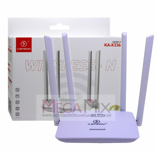 Roteador Wireless 2.4GHz com 4 Antenas KA-X336 - Kapbom