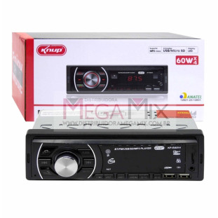 Som Automotivo com Bluetooth 60Wx4 KP-RA914 - Knup