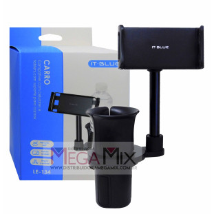 Suporte de Celular com Porta-Copos LE-134 - It-Blue 