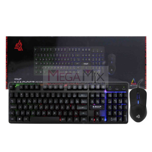 Kit Teclado e Mouse Gamer USB RGB TE118 - Knup 