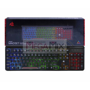Teclado Gamer USB RGB KP-TE130 - Knup