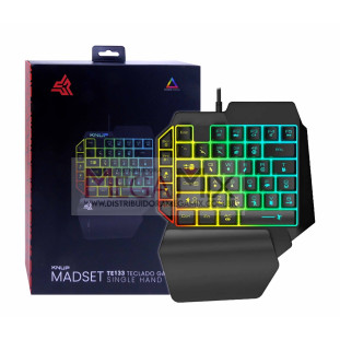 Teclado Gamer Single Hand USB RGB (Uma mão) KP-TE133 - Knup