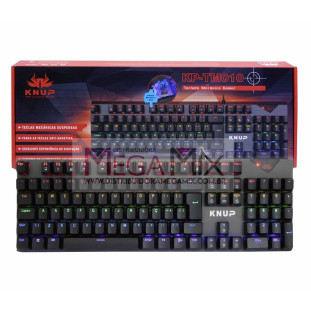 Teclado Gamer USB RGB KP-TM010 - Knup