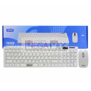 Kit Teclado e Mouse sem Fio KP-TE123 - Knup