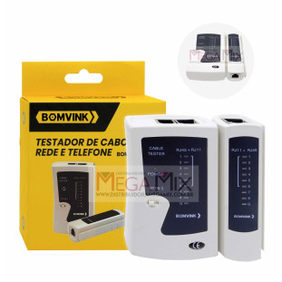 Kit Testador de Cabo de Rede e Telefonia BOM-6802 - Bomvink