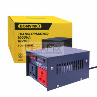 Transformador 1000VA Bivolt BOM-9301 - Bomvink