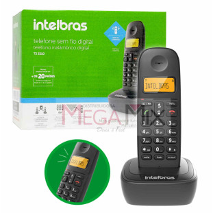 Telefone sem Fio c/ Identificador de Chamadas TS-2510 - Intelbras 