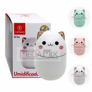 Umidificador e Aromatizador de Ar (Gato) 250ml KA-1621 - Kapbom