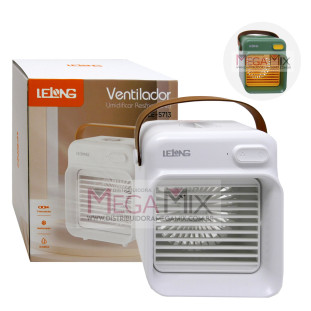 Mini Ventilador e Umidificador Portátil de Mesa LE-5713 - Lelong