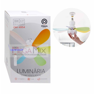 Ventilador de Teto com Lâmpada Led OIH-4954 - Oásis