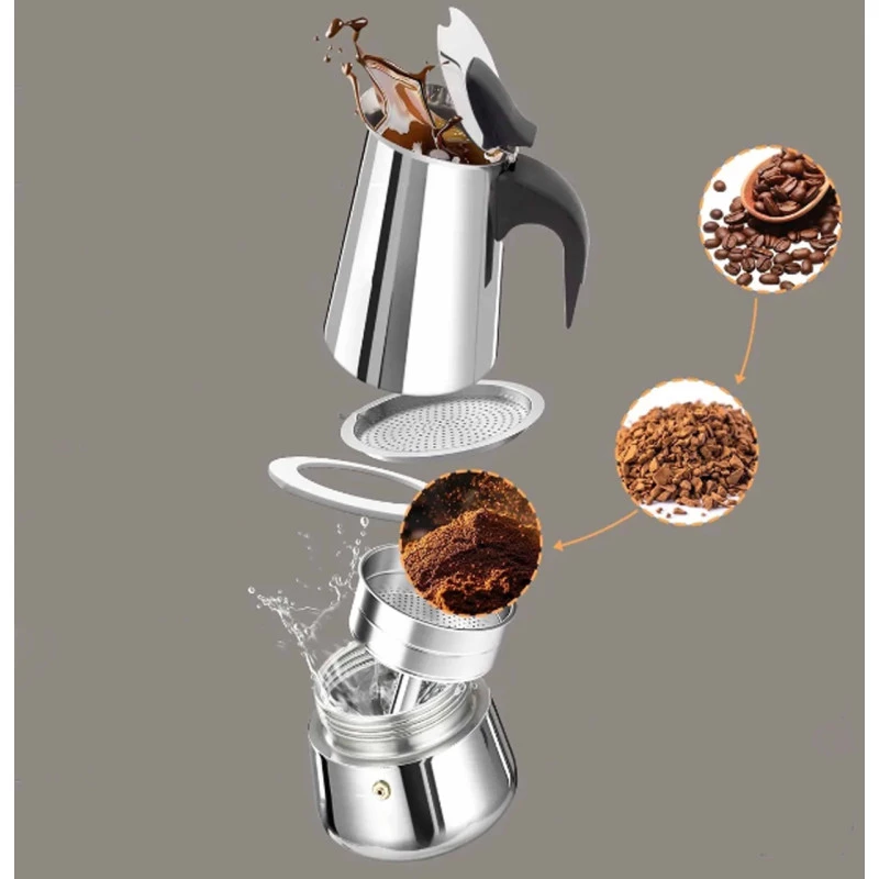 Cafeteira Italiana 300ml LT-006 - Lintian | Mega Mix