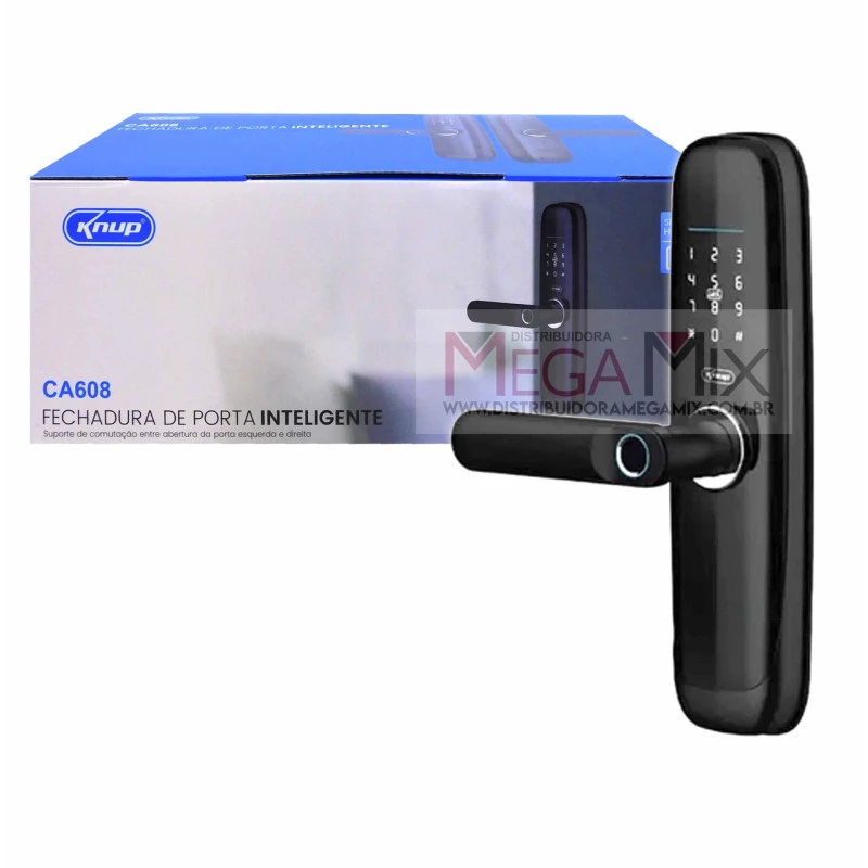 Fechadura Digital com Biometria KP-CA608 | Mega Mix