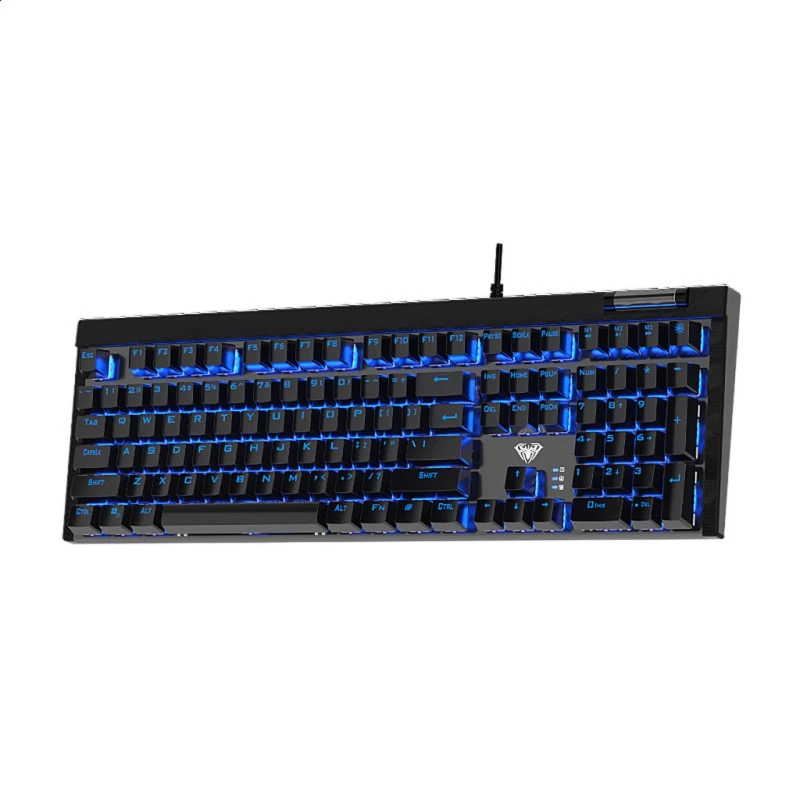 Teclado mecânico RGB para jogos Z-66 RGB Teclado mecânico para jogos com painel de metal