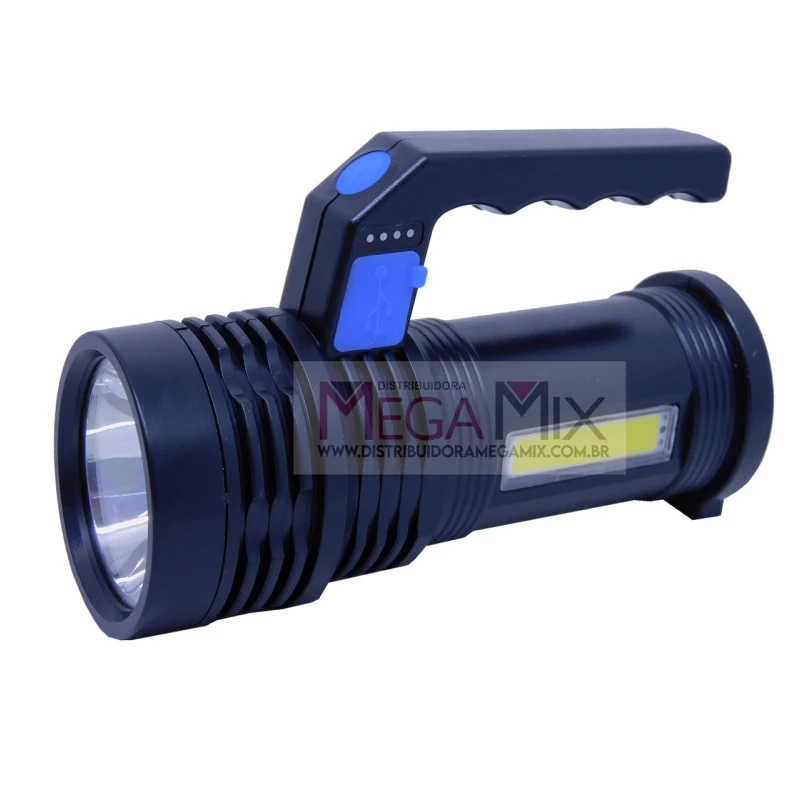 Lanterna de LED Recarregável LE-8348 | Mega Mix