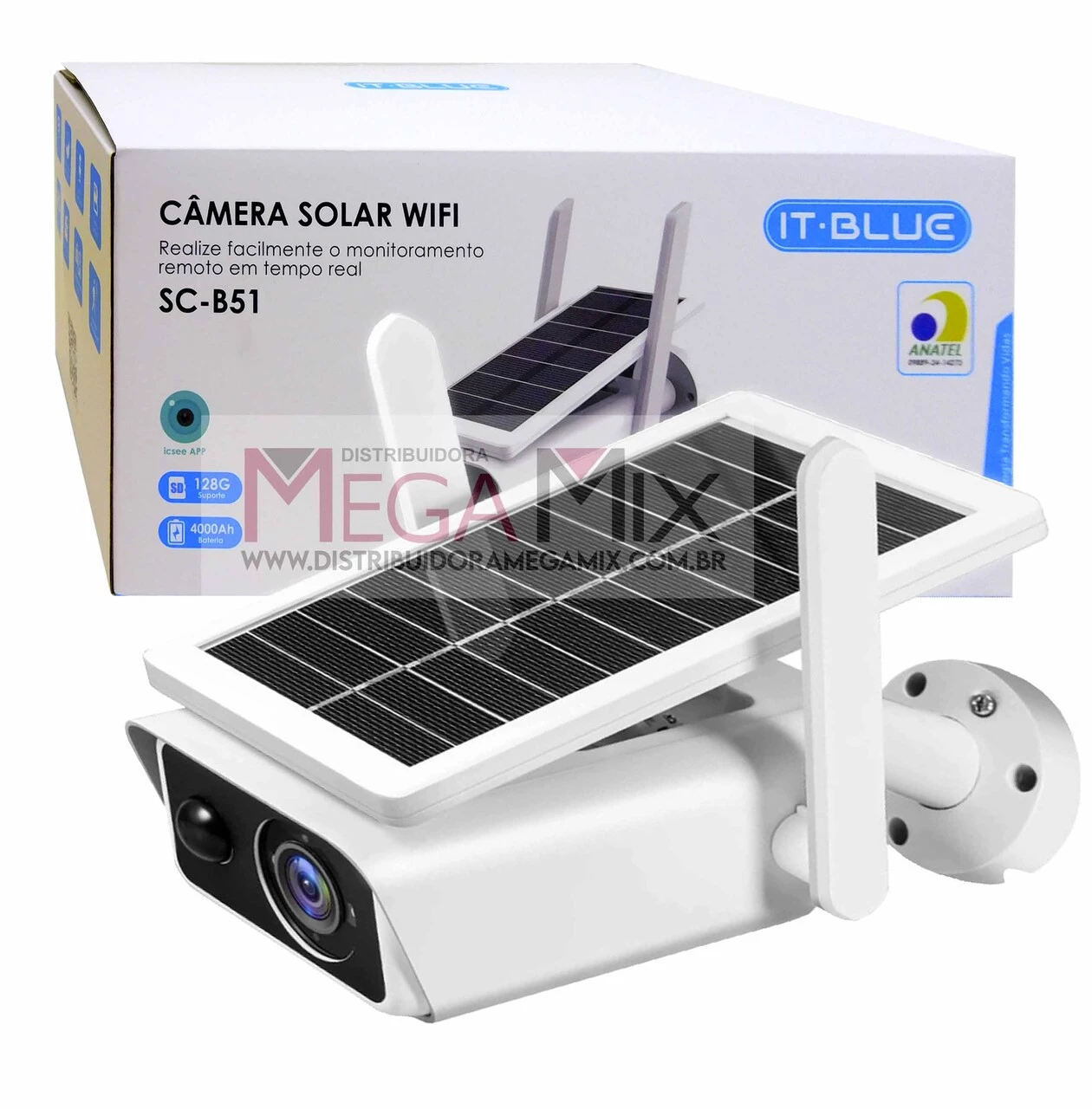 Câmera de Segurança IP Sola SC-B51 - It Blue | Mega Mix