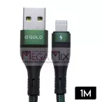 Cabo de Dados USB + Iphone 5.0A 1M CB09-2 - A'Gold