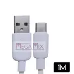 Cabo de Dados USB + Tipo C 25W 1M CB129-3 - A'Gold