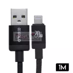 Cabo de Dados USB + Iphone 20W 1M CB145-2 - A'Gold
