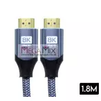 Cabo HDMI + HDMI Ultra HD 8K LE-6636-1.8M - It-Blue