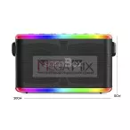 Caixa de Som Bluetooth com 2 Microfones 100W RMS D-XK306 - SomBox