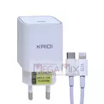 Carregador USB-C para Iphone 20W 3A KD-662CL - Kaidi 