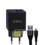 Carregador 2 USB para Iphone 12W 9.1A LE-240FP - Lelong