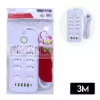 Filtro de Linha 10 Tomadas + 4 USB + 2 USB-C 3M KA-7238 - Kapbom
