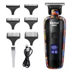 Máquina de Corte Recarregável com Visor Digital 5W KM-MAX5090 - Kemei
