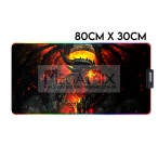 Mouse Pad Gamer com Led 80x30cm MP-LED3080C01 - Exbom