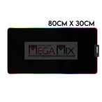Mouse Pad Gamer com Led 80x30cm (Preto) MP-LED3080 - Exbom