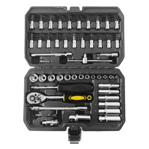 Kit Jogo de Chave Catraca e Soquete 53 Peças BOM-3913 - Bomvink