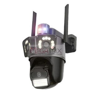 Câmera de Segurança IP Lente Tripla com 2 Antenas SC-B61 - It Blue