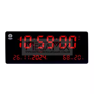 Relógio Digital de Parede OIH-6208 - Oásis 