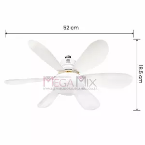 Ventilador de Teto com Lâmpada Led OIH-4953 - Oásis