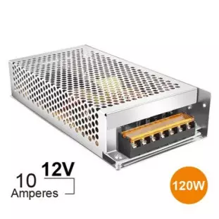 Fonte Chaveada Estabilizada 12V 10A SC1210 