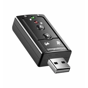 Adaptador para Placa de Som USB 2.0 0541/ USOM-10 - Exbom