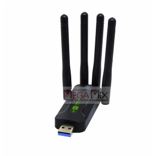 Adaptador Wifi USB Dual Band com 4 Antenas KA-T8190 - Kapbom