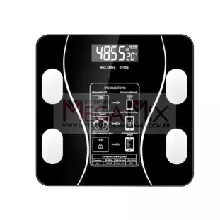 Balança Digital Bioimpedância Até 180kg MU-020 - Tomate