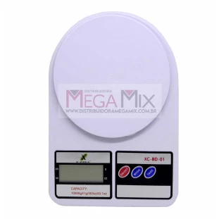 Balança Digital de Cozinha Visor LED Azul 10kg XC-BD-01 - X-cell