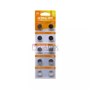 Bateria Alcalina LR44/AG13 1.5V 10 Unidades LE-7999-20-LR44 - Lelong