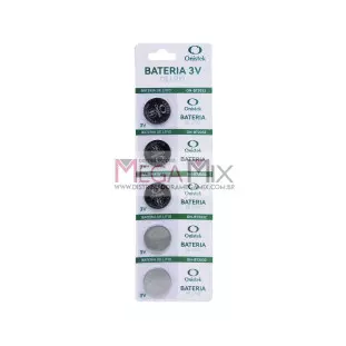 Bateria Lithium 3V - Cartela 5 Unidades ON-BT2032 - Onistek
