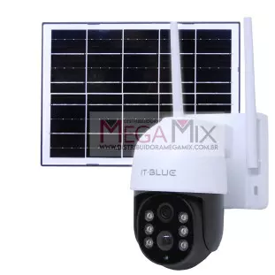 Câmera de Segurança IP Solar com 2 Antenas SC-B52 - It-Blue